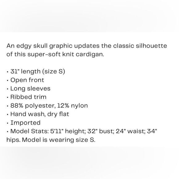 Sweet Romeo Skill back open cardigan - Picture 4 of 7